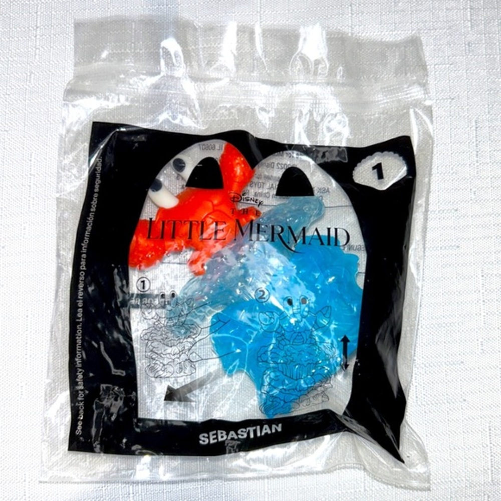 McDonald’s Happy Meal Toy #1 Sebastian, Disney’s The Little Mermaid